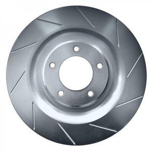 Передние тормозные диски с насечками для Nissan Qashqai+2 2010-2013 (2WD)